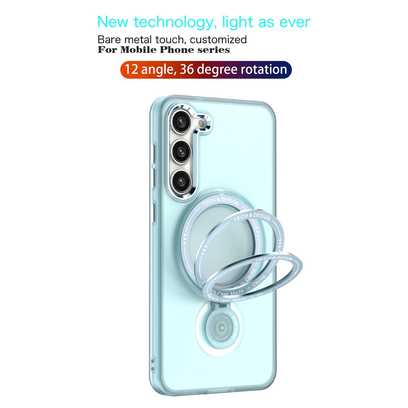 For Samsung Galaxy S23 Magnetic Ring Kickstand Phone Case Hard PC Back Cover Compatible with MagSafe For Samsung Galaxy S23 Magnetic Ring Kickstand Phone Case Hard PC Back Cover Compatible with MagSafe